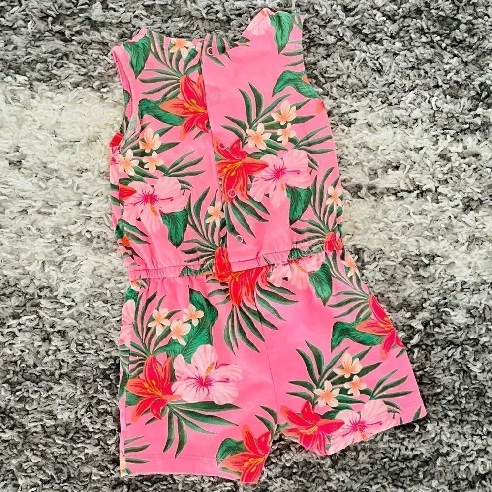 EUC | Baby Girl’s Floral Romper
